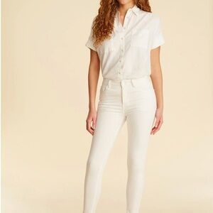 Warp + Weft Women's Skinny Jeans - White